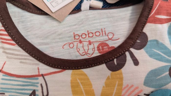 Combi coton bio Boboli 1 mois - photo numéro 4