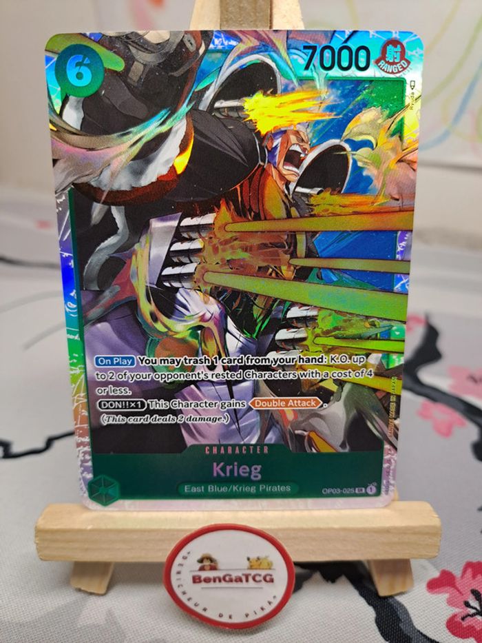 Carte One Piece Krieg Sr OP03 25 Pillars of Strength ENG🇬🇧