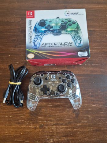 Manette afterglow nintendo switch filaire