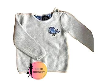 Douceur et Élégance: Pull Gris L'Île aux Merveilles!