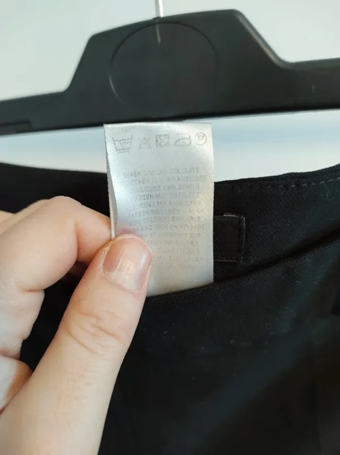 Pantalon tailleur noir 123 taille 40 - photo numéro 4