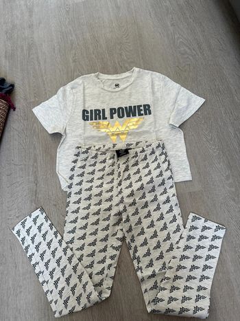 Pyjama 2 pièces wonder woman 9-10 ans