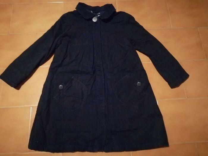 manteau parka marine taille 12 ans avec capuche DPAM - photo numéro 2