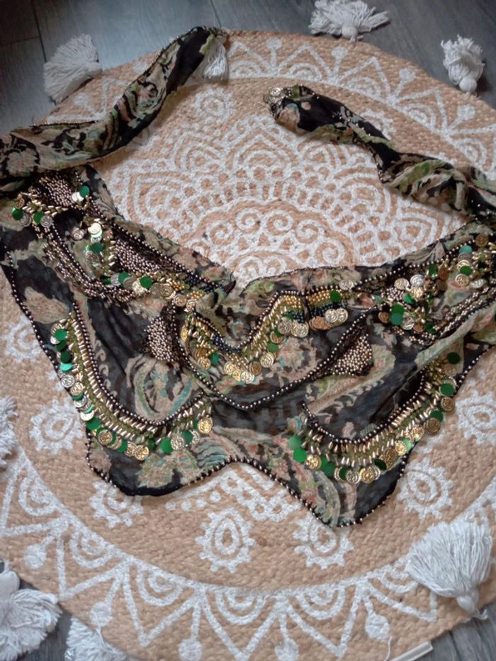 Foulard danse orientale crochet pieces