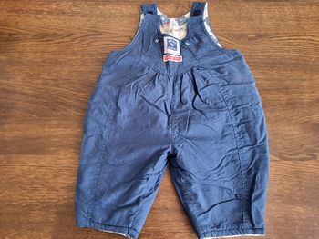 1 salopette doublé garçon 6 mois 