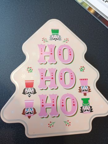 Boite métal sapin Noël