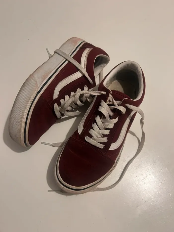 Vans Old Skool Plate-forme p36 bordeaux
