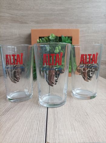 Lot 3 verres Altaï 