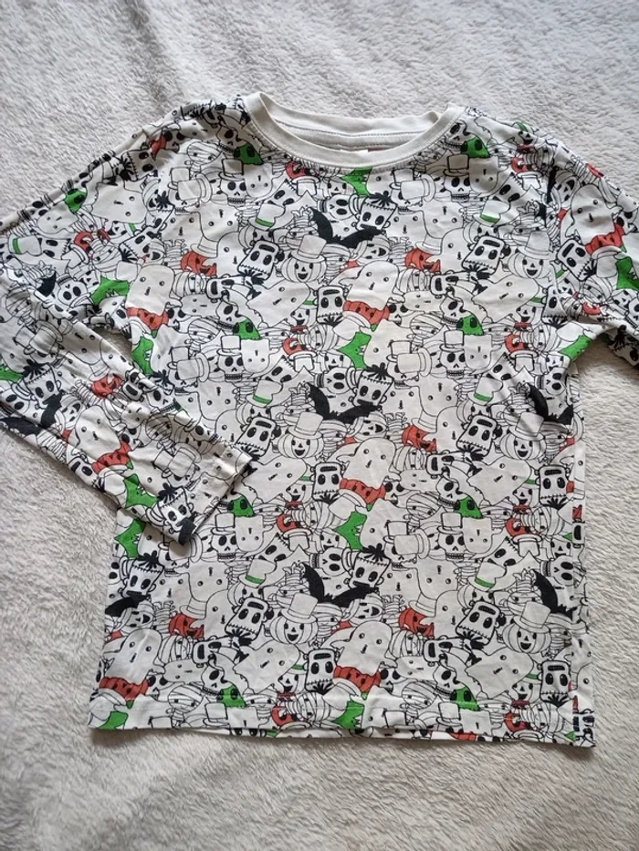 Tee shirt manche longue garçon s301