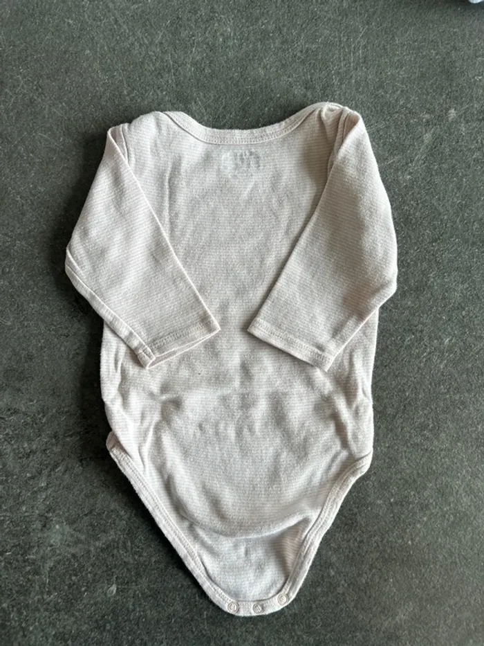 Lot de 3 bodys manches longues 9 mois - photo numéro 3