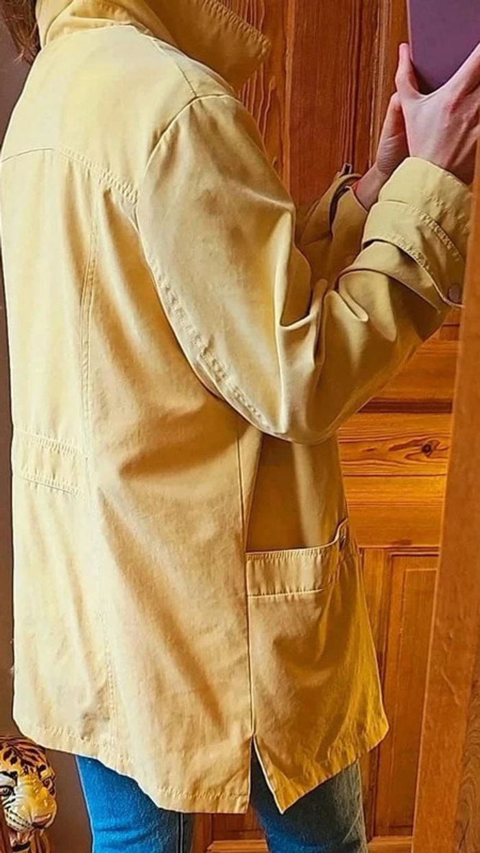 Destockage Veste légère vintage jaune pâle - photo numéro 3
