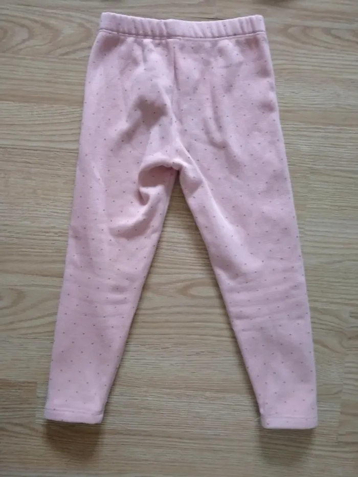lot de 2 leggings molletonés. Kiabi. filles. taille 5 ans - photo numéro 5