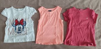 Lot de 3 tee shirts manches courtes 18 mois