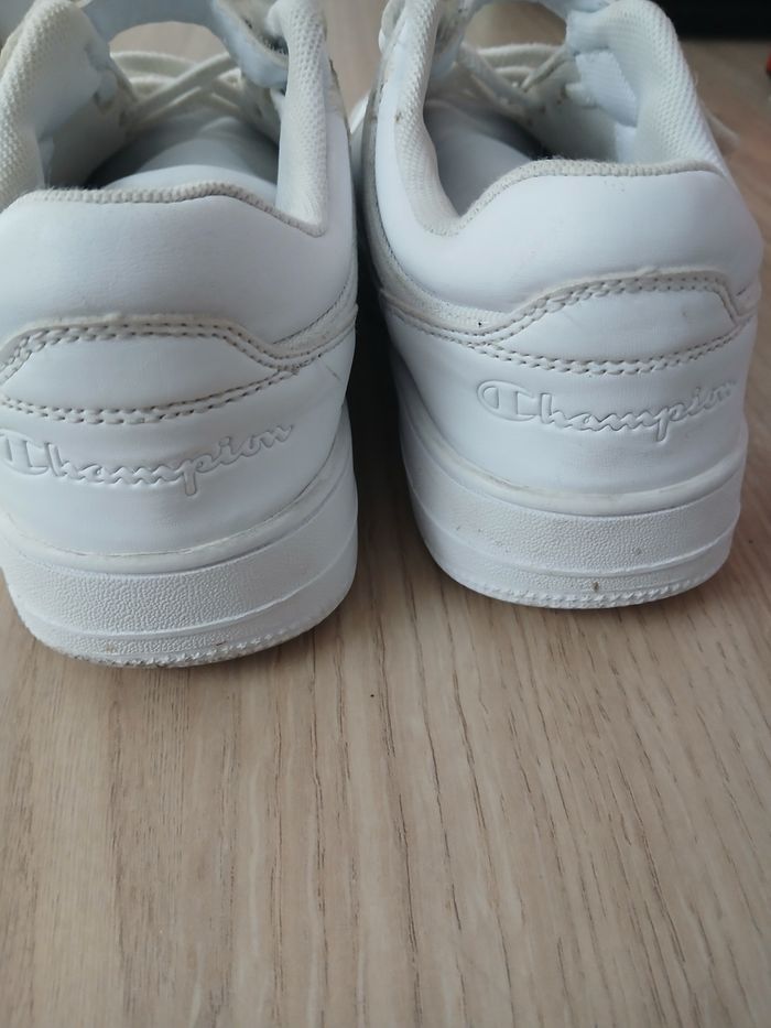 Baskets blanches Champion 34  garçon - photo numéro 4