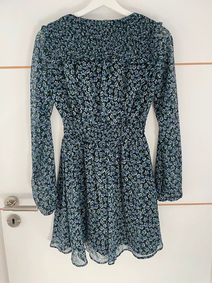 Robe fleurie bleue XS Zara - photo numéro 5