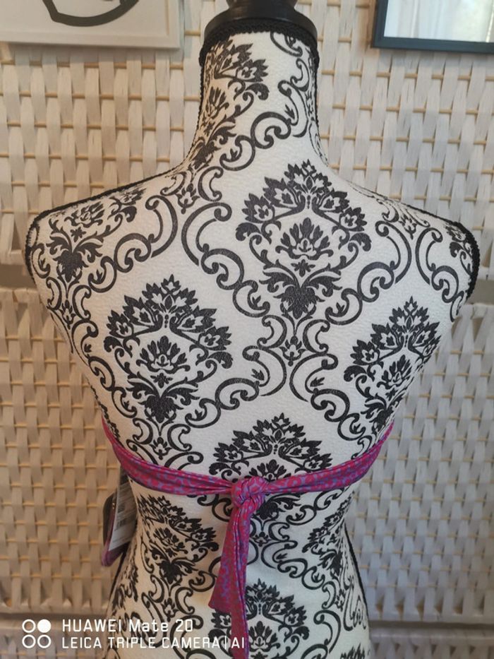 💕Jolie haut de maillot de bain bandeau sans armatures benetton femme TL / 40 💕 - photo numéro 6