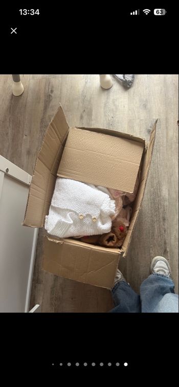 Carton taille 1mois 