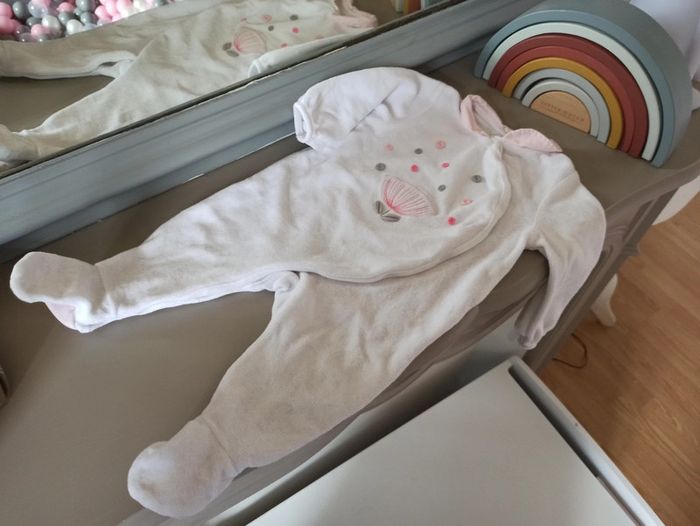 Pyjama blanc chaud 6 mois OBAIBI