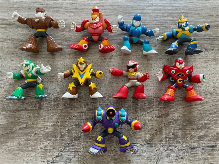 Lot Figurines Rockman / Megaman Bandai Capcom Vintage