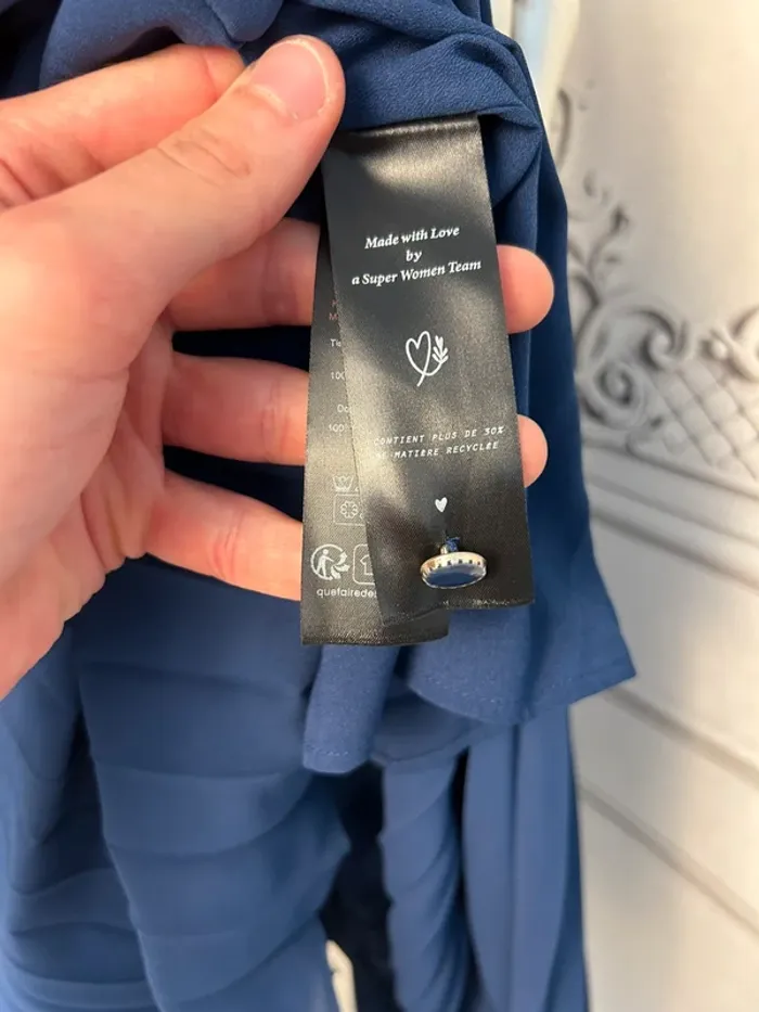 Robe longue Bleu ICode T.34 / XS neuve - photo numéro 8
