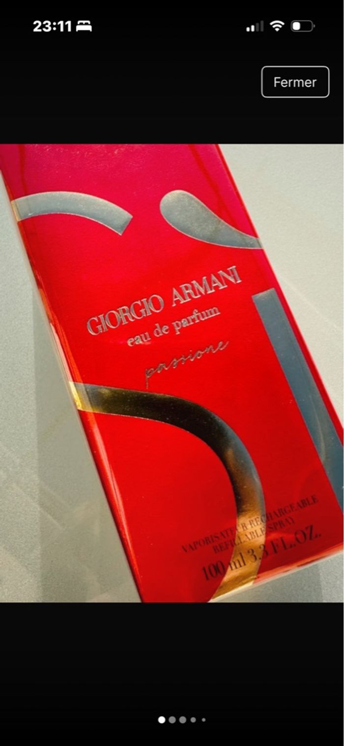 Eau de parfum Si Passione neuf ~ 100 ml - photo numéro 3