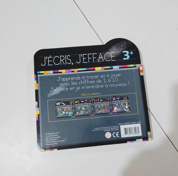 J'écris, j'efface - Les chiffres - livres Weleda - photo numéro 2