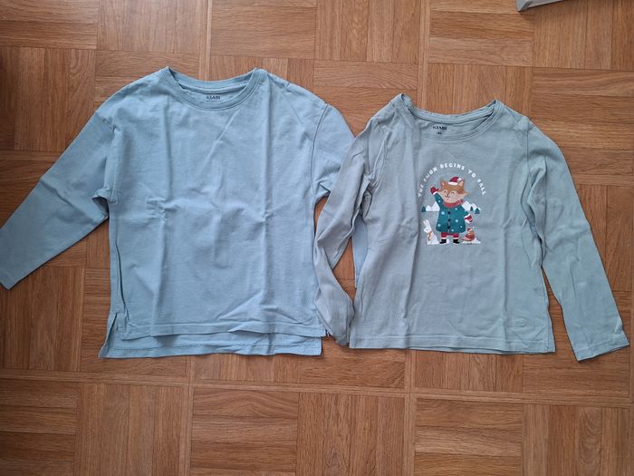 lot de 10 tee-shirt manche longue fille - photo numéro 2