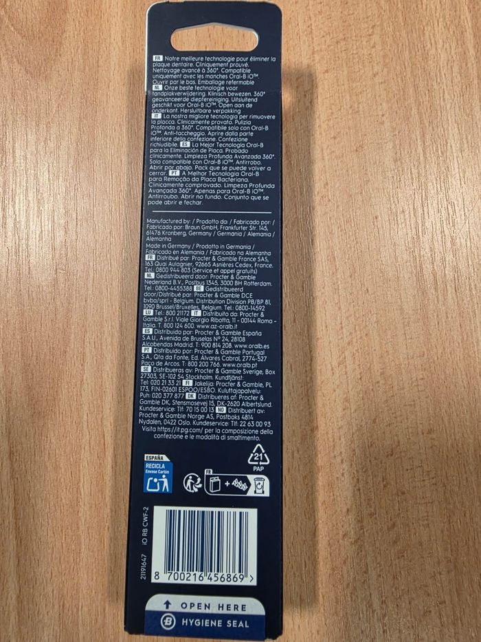 Pack de 2 brossettes Oral B IO Ultimate clean - photo numéro 2