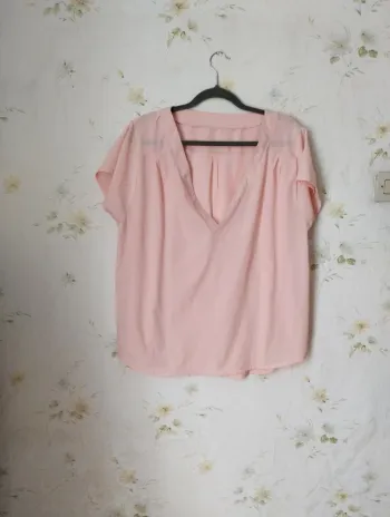 Blouse rose taille 50 52