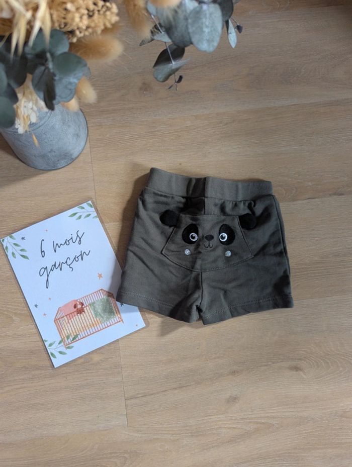 Short Panda 6 mois Mots d'enfants - photo numéro 2