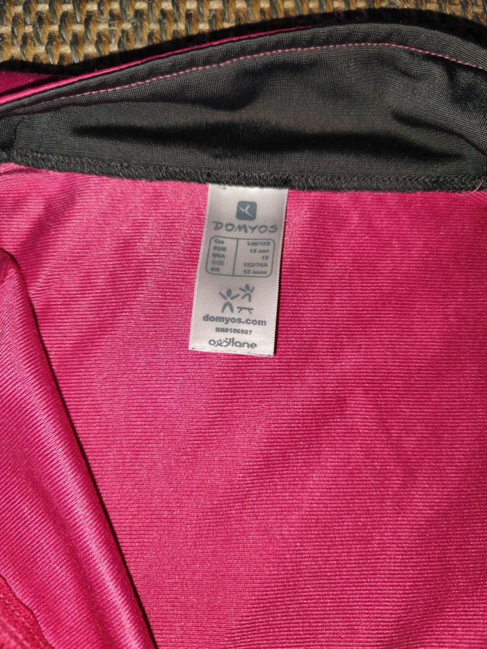 Veste de survêtement Domyos Décathlon , 12 ans , très bon état - photo numéro 3
