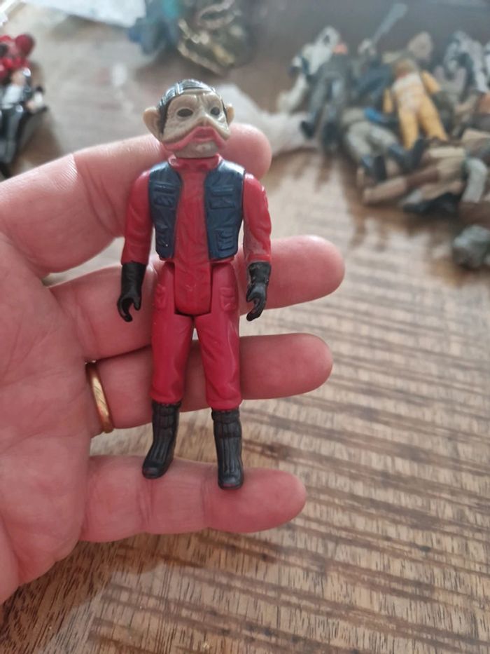 Vintage Star Wars Nien Nunb HK 1983 ROTJ Action Figure Kenner