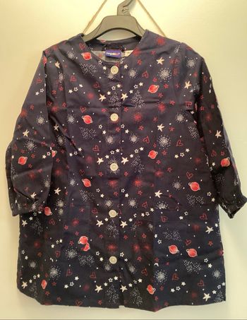 Blouse mixte motifs galaxie 86-92 cm / 12-24 mois