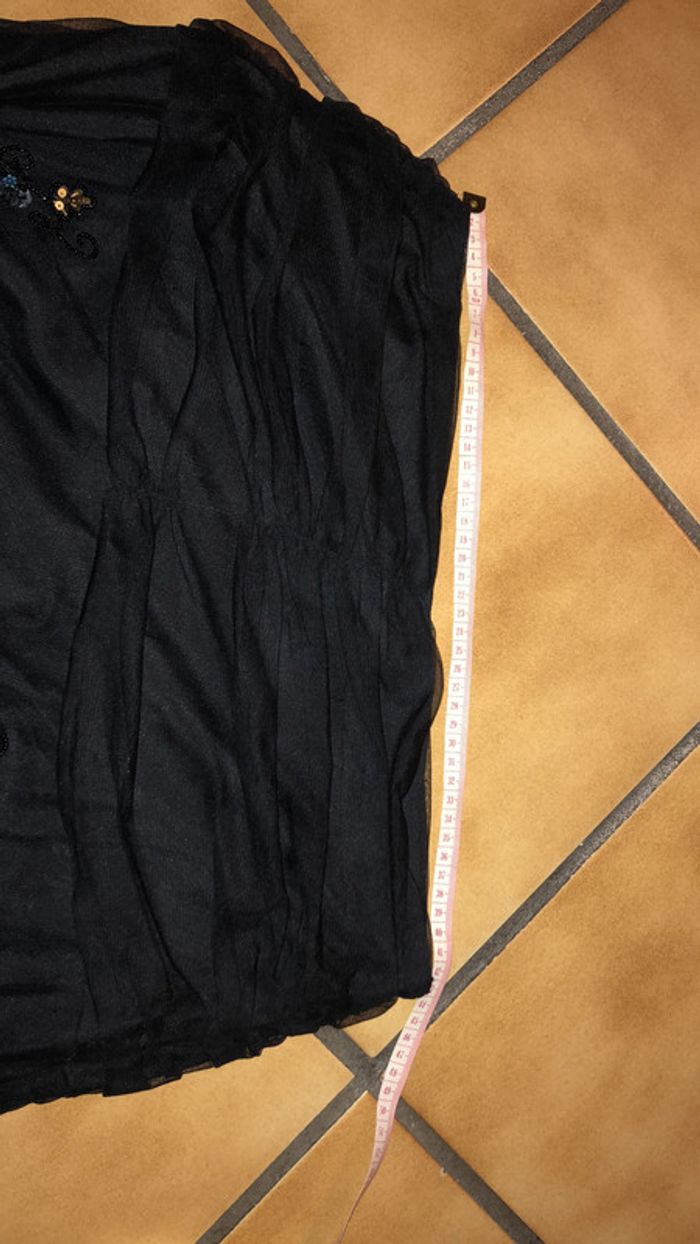 Jupe tulle noire et strass Bleu Bonheur - photo numéro 5