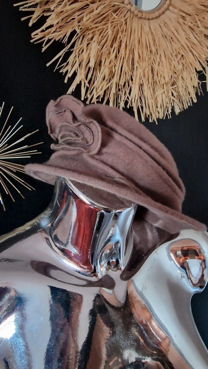 Chapeau hiver marron