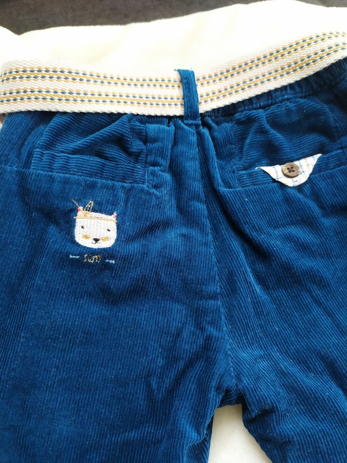 Pantalon en velours sergent major 6 mois - photo numéro 5