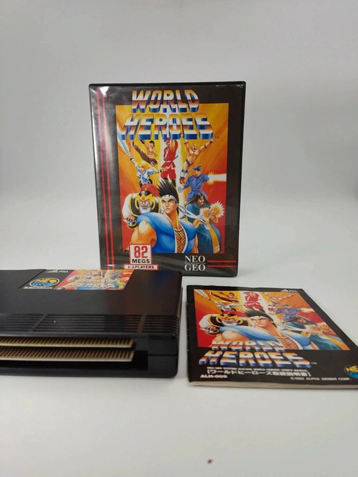 Jeu neo geo World Heroes complet aes