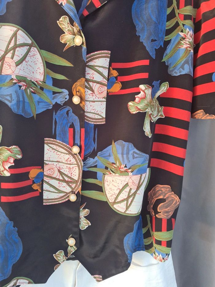 Chemisier imprimé Vintage - photo numéro 3