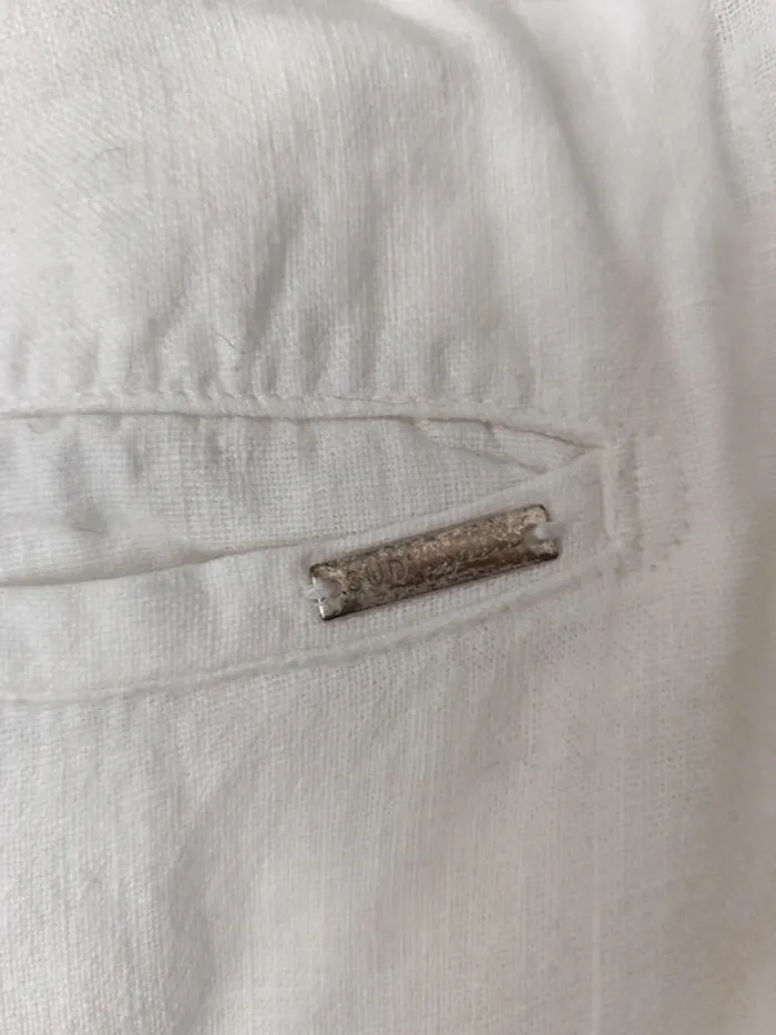 Pantalon lin blanc - photo numéro 4