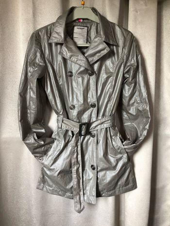 Trench-coat argenté 12 ans Orchestra parfait état