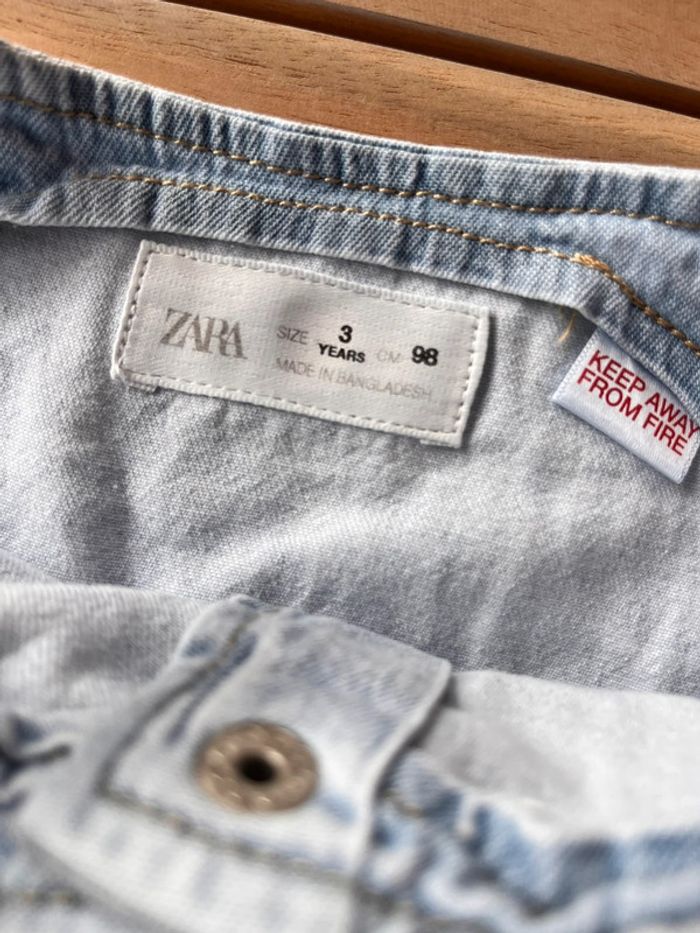 Top en jean Zara 3 ans - photo numéro 2