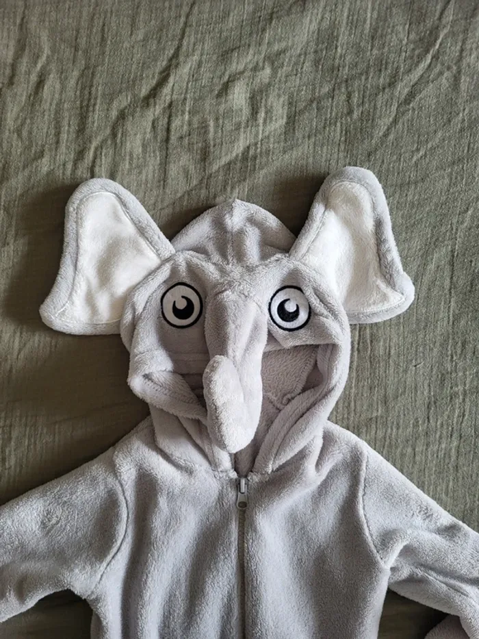 Surpyjama mixte éléphant hiver Halloween - photo numéro 5