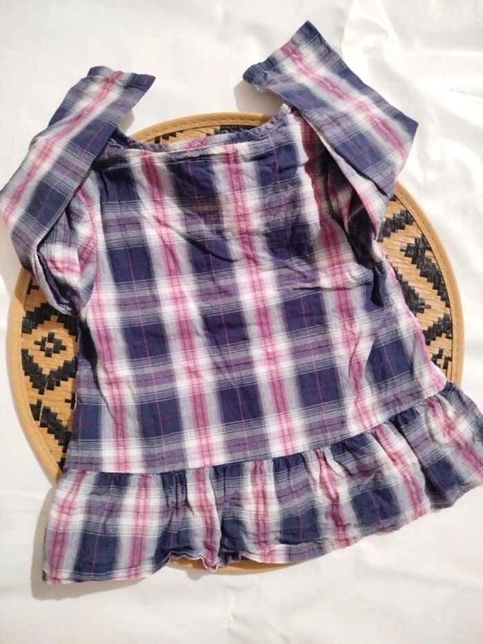 Chemise à carreaux fille 2 ans - photo numéro 4