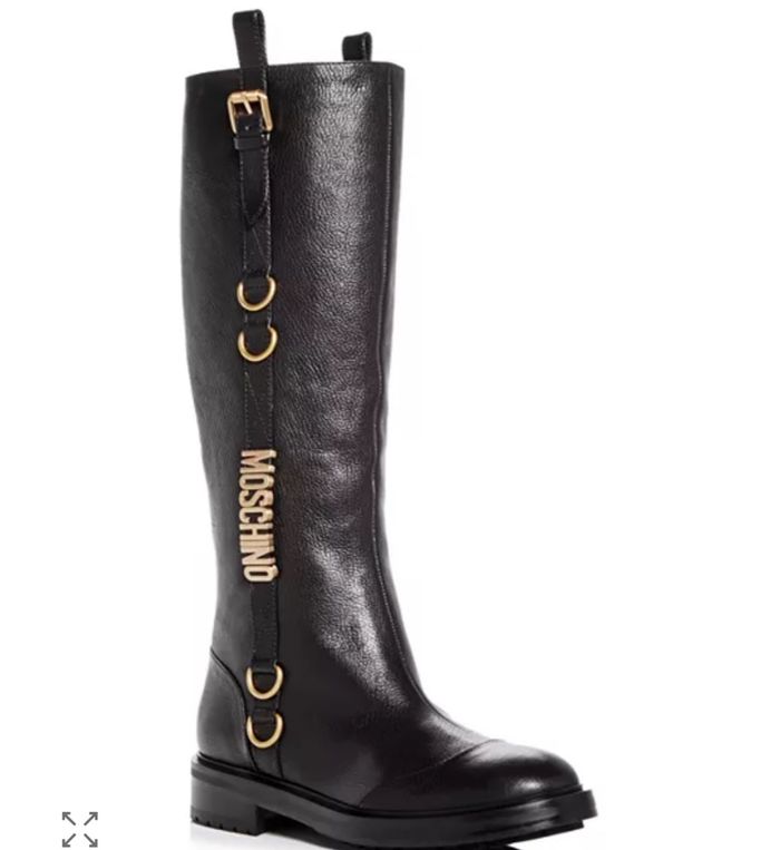 Bottes cavalières Moschino neuves - photo numéro 3