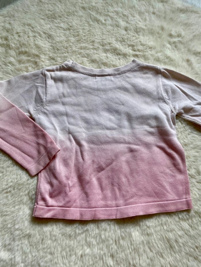 Pull flamant rose DPAM 2 ans - 92 cm - photo numéro 3