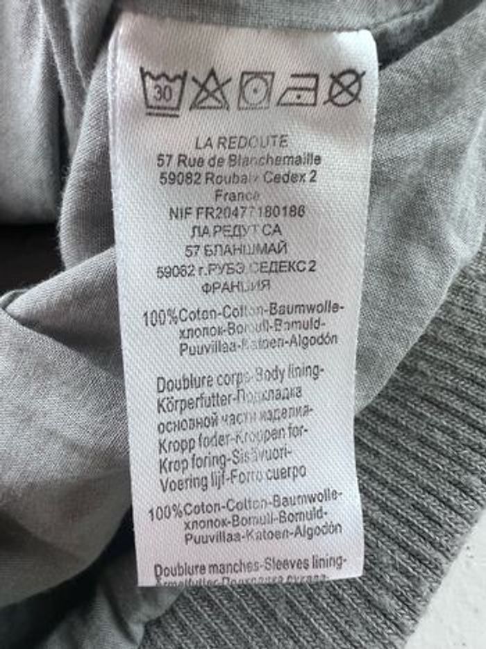 Veste la redoute grise taille 12 mois - photo numéro 5