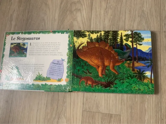 Dinopuzzle - Anne Sharp - Un livre-puzzle seuil jeunesse - photo numéro 3