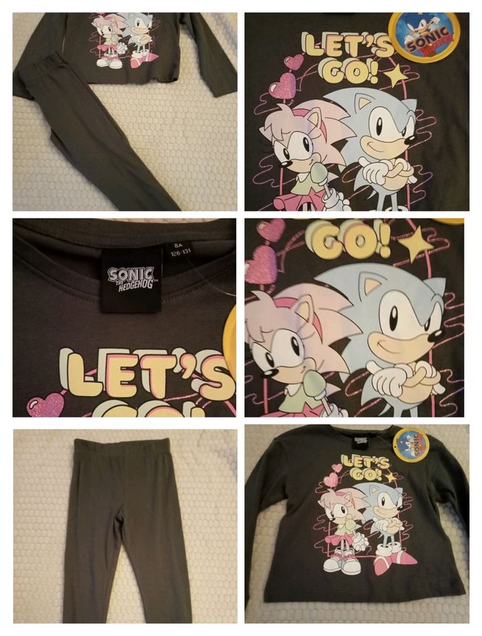 Pyjama sonic 8 ans