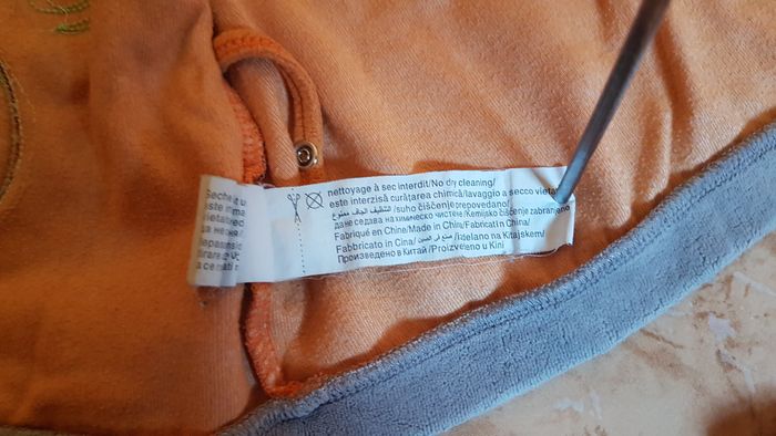 Pyjama 2 pièces garçon 9 mois orange Tape à l'oeil - photo numéro 5