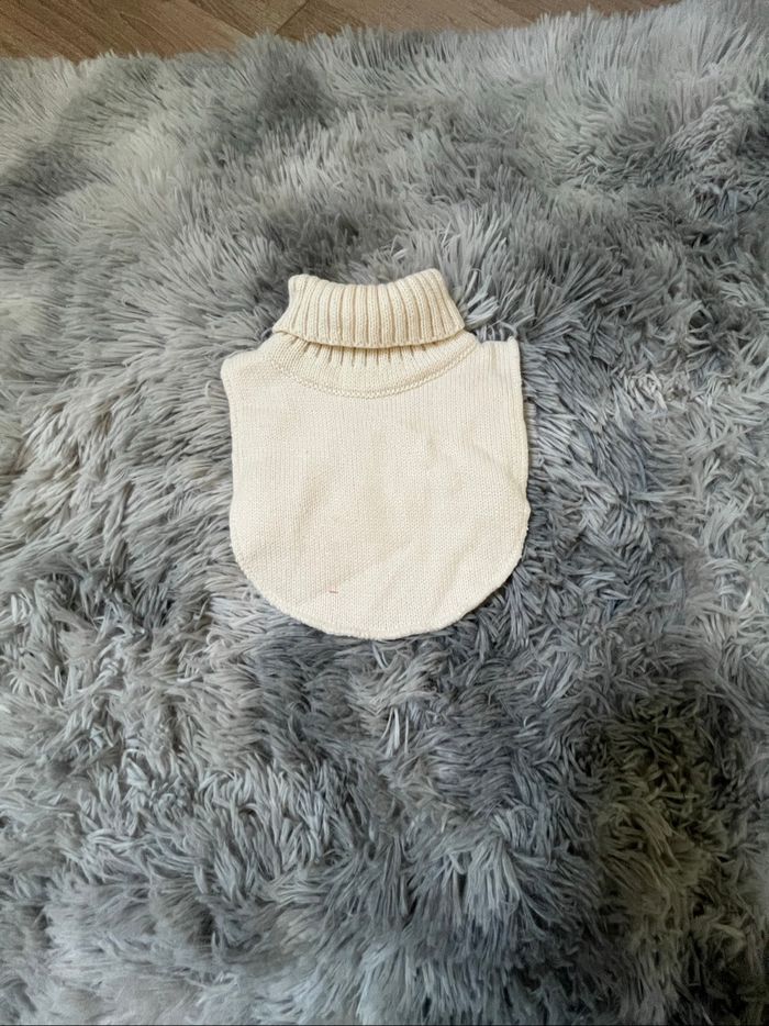 Poncho col roulé